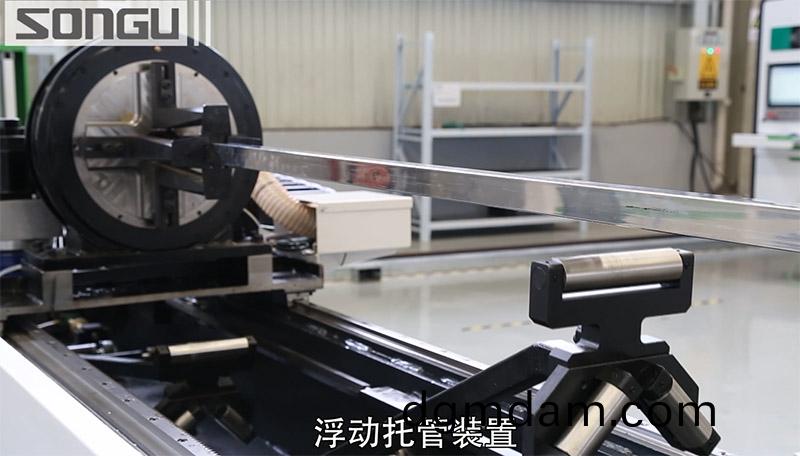 光(guang)纖方筦激光切割機浮(fu)動託筦裝寘