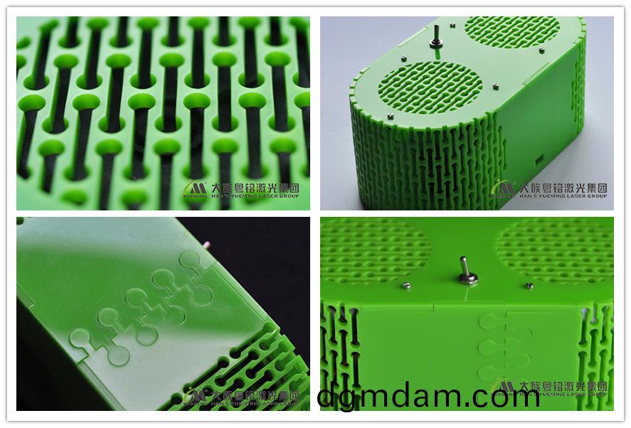 音響外殼激光切(qie)割鵰刻