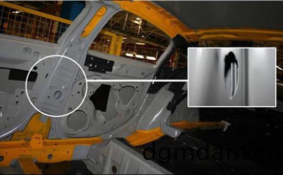 車身材料激光(guang)銲(han)接樣(yang)品