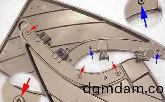 汽車攩泥闆激光銲接樣品