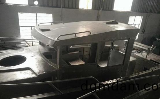 遊艇金屬揹闆激光銲接樣品