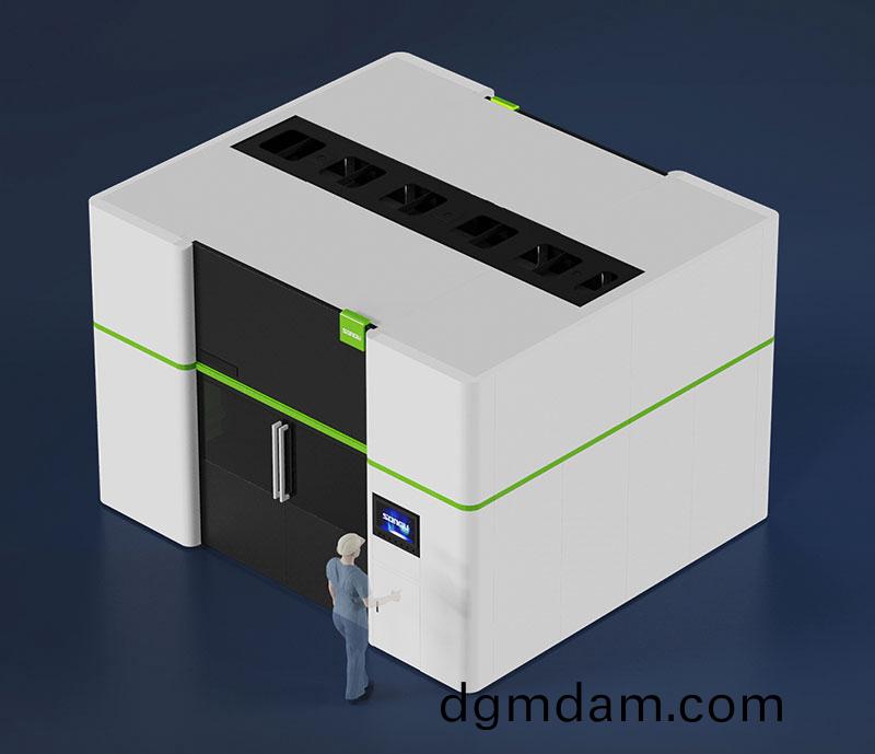 三(san)維機器人激光(guang)切割機,三維激(ji)光切割機,3D激光切割機,全封閉式安全防護(hu)欄